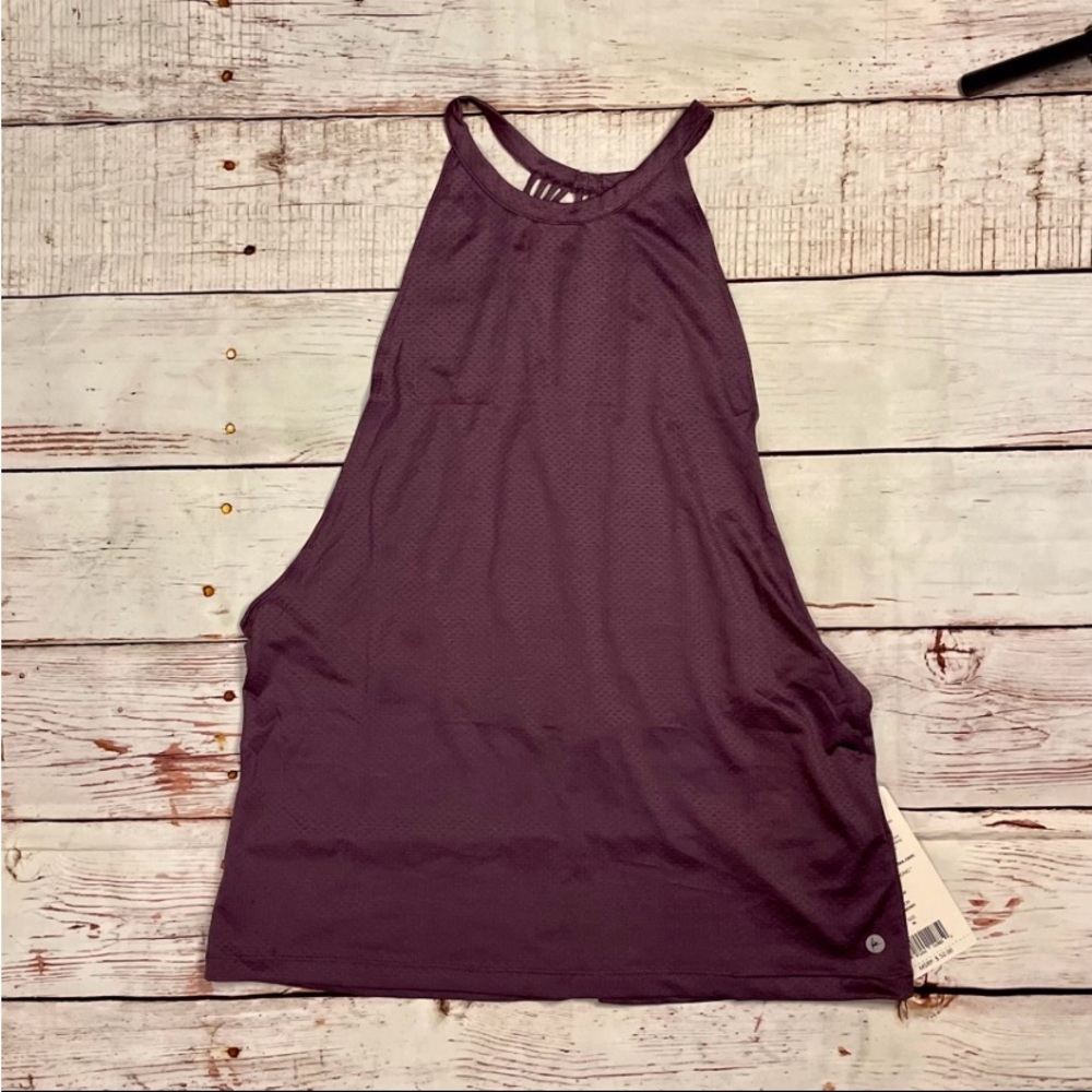 BNWT Women’s 90degreesbyreflex, size medium Yoga workout top in Mulberry purple